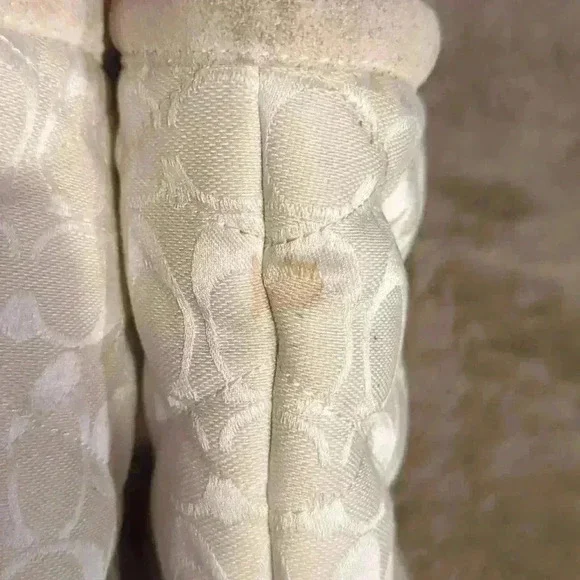 Coach Women's White Boots, size 7.5 - Picture 6 of 16